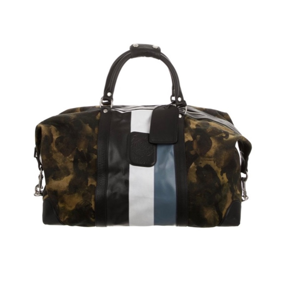 Ghurka Camouflage Travel Bag with Black and White Stripes